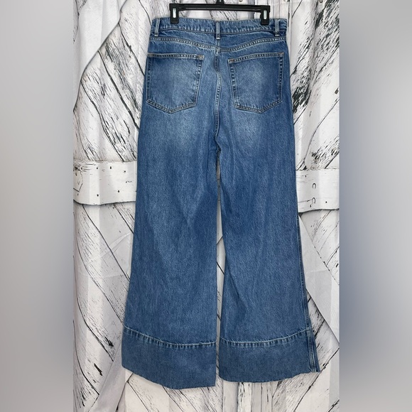 Reformation Penney High Rise Relaxed Flare Jeans 31 - Picture 5 of 10